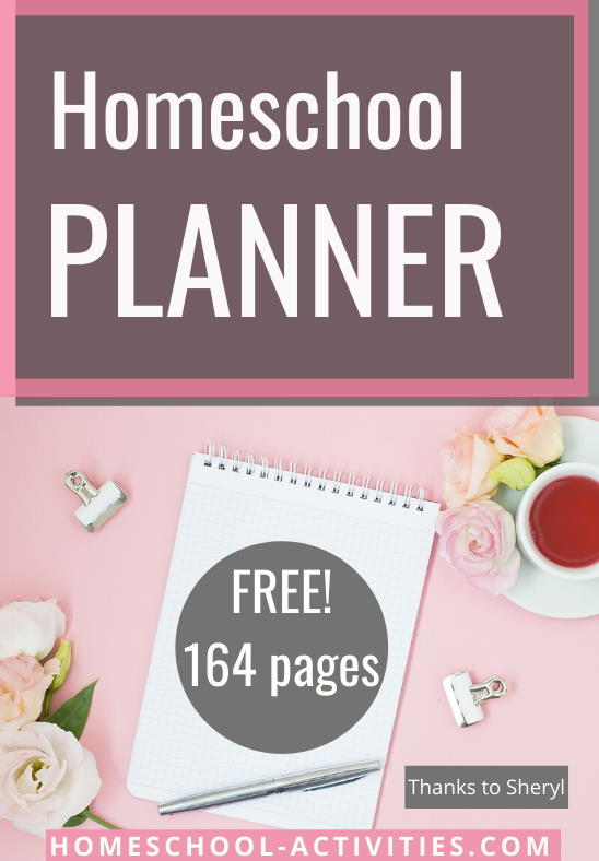 Free homeschool planner to schedule your learning activities