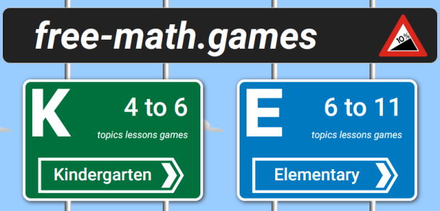 free math games website