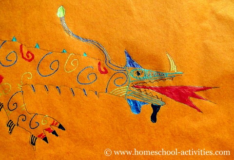 dragon crafts for kids