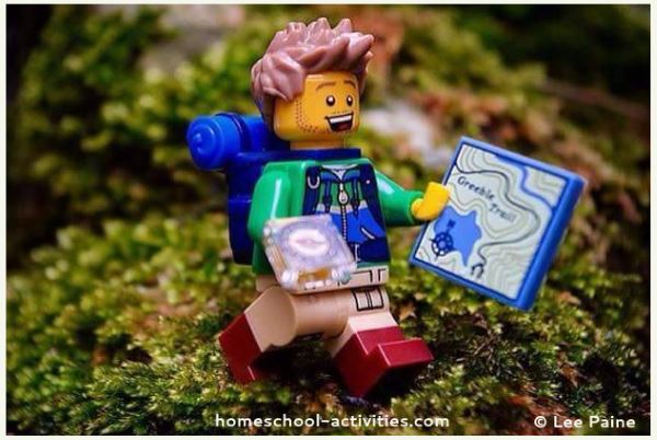 geocaching lego minifig