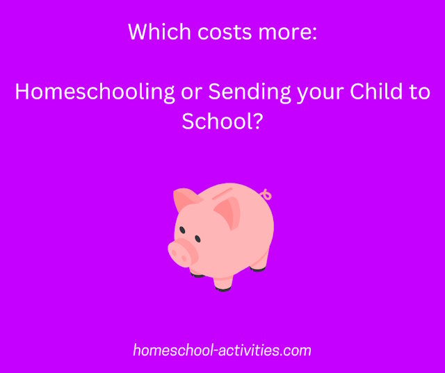 Cost of home schooling