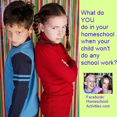 what to do when your kids won't do any school work