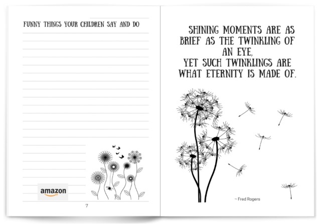 Homeschooling Memory Book pages