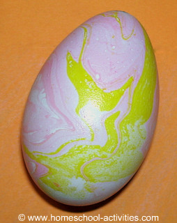 marbled dinosaur egg