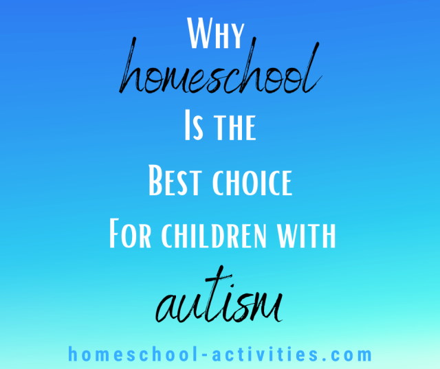 homeschooling children with autism