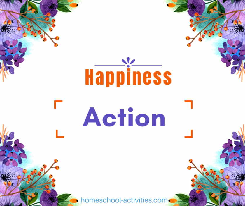 Homeschooling Happiness Challenge Action