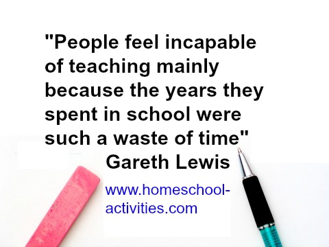 gareth lewis quote about homeschooling