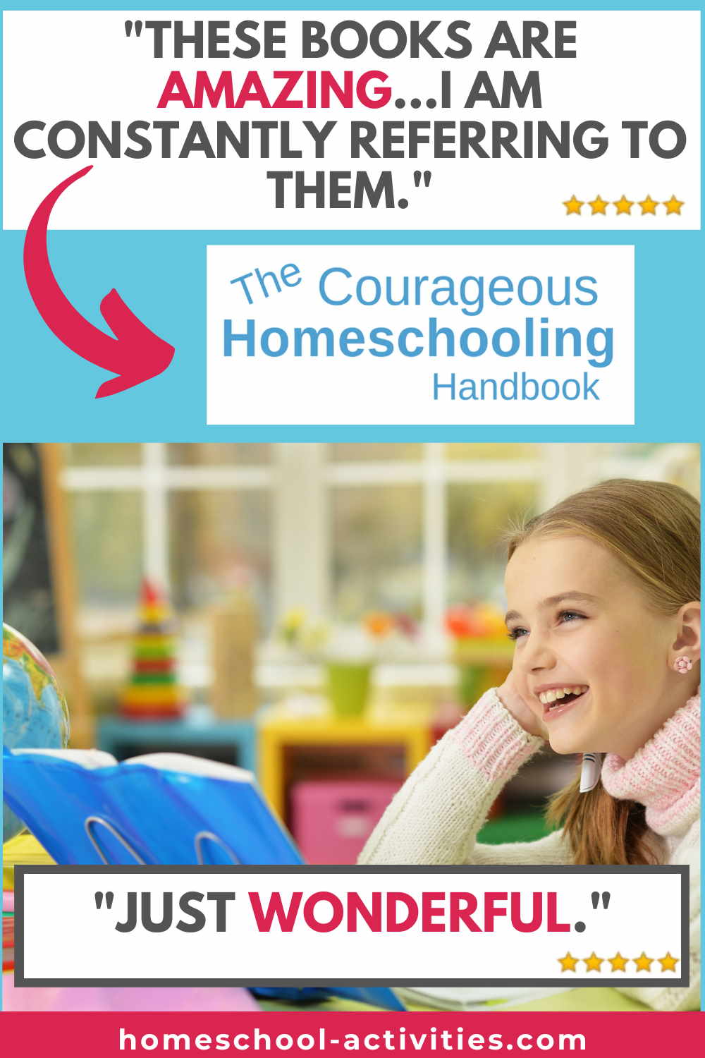 The Courageous Homeschooling Handbook on how to home school