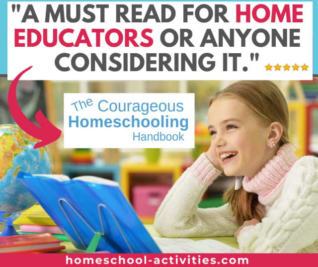 The Courageous Homeschooling Handbook on how to homeschool your children with advice from the largest group of families ever collected together.