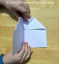 how to make paper airplanes step five