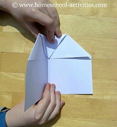 how to make paper airplanes step five