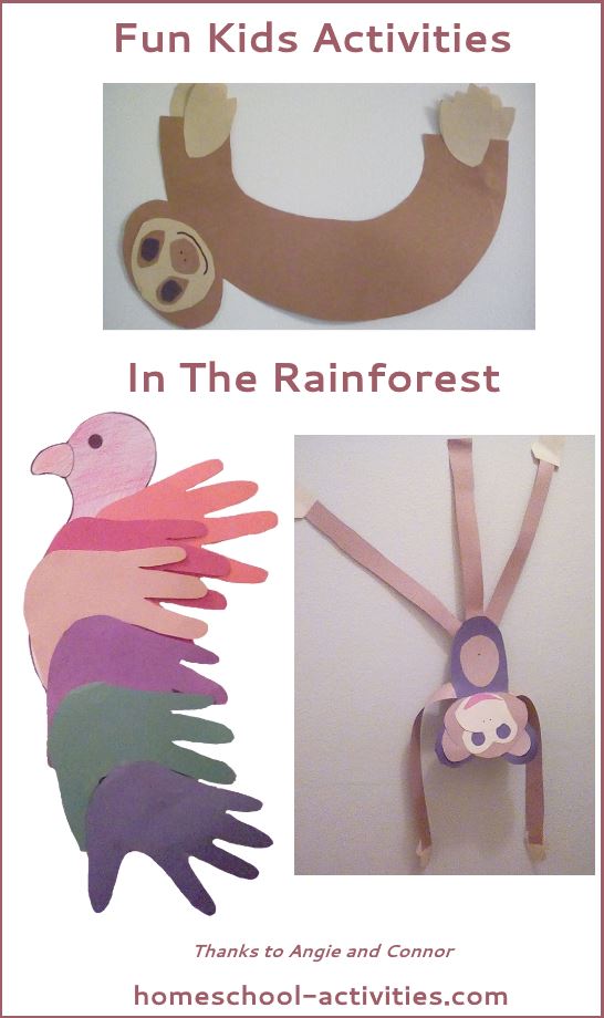 Rainforest kids activities