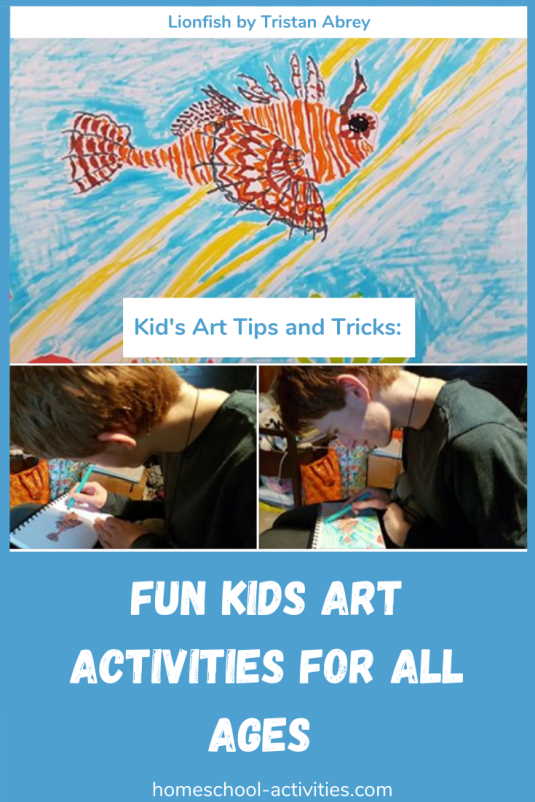 Kids art tips