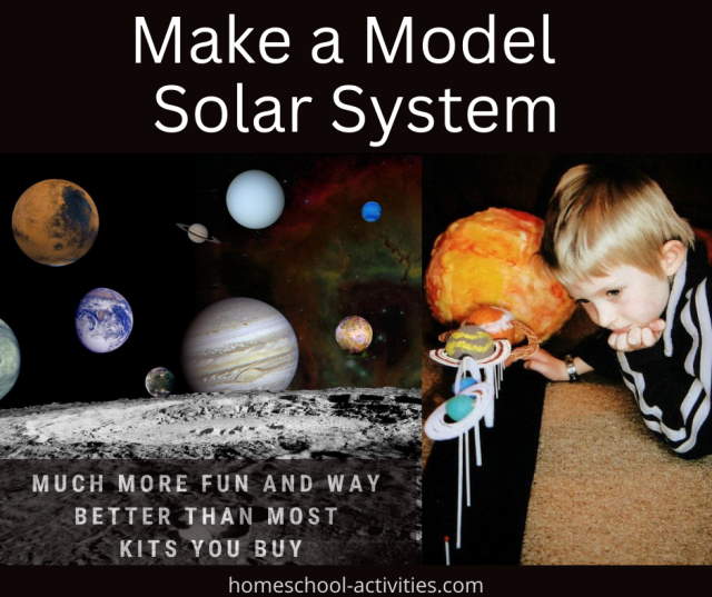 Kids model solar syatem