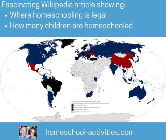 Legalities of homeschooling Wikipedia article