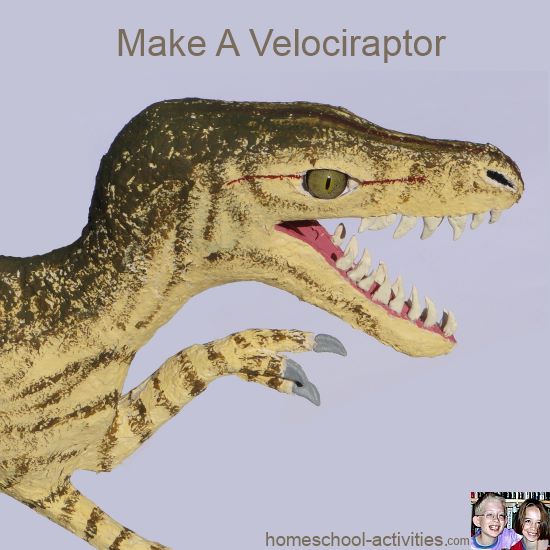 finished Velociraptor model