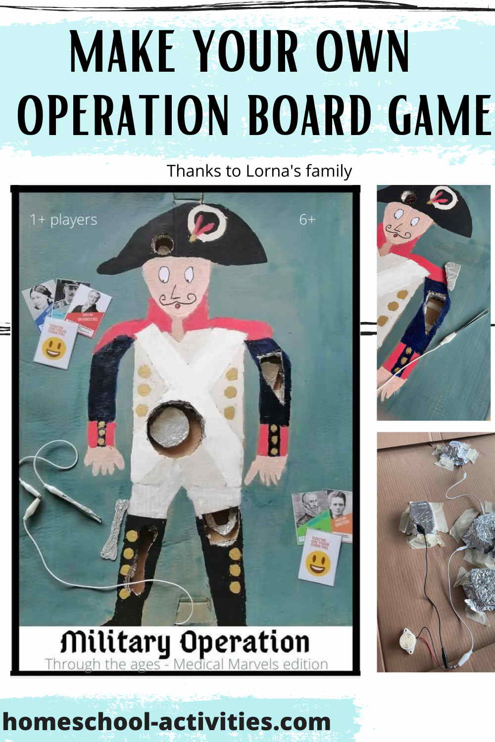 Make your own Operation board game