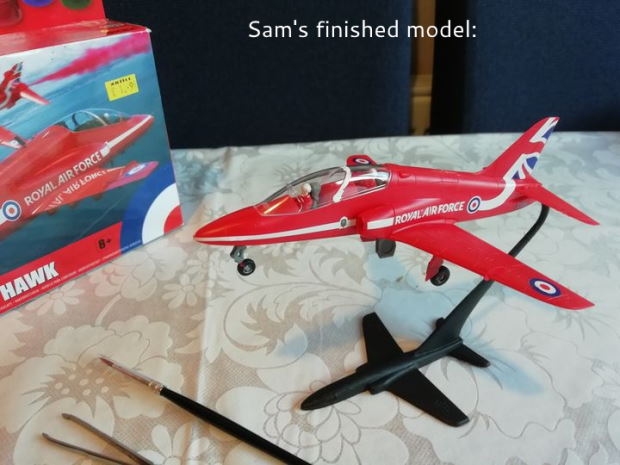 Model airplane