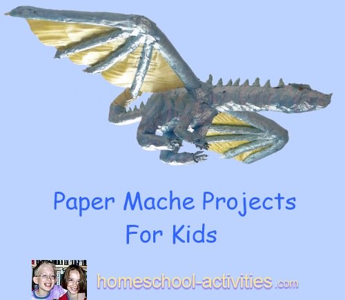 paper mache dragon