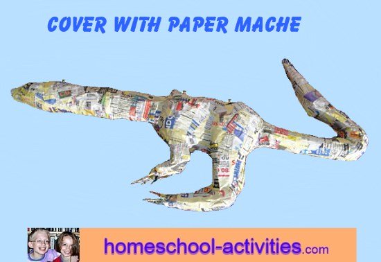 paper mache dragon body