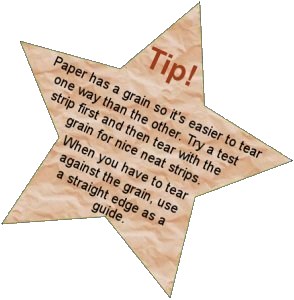 Paper mache tip