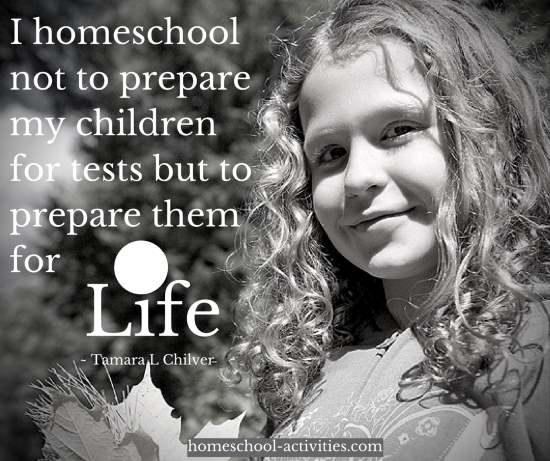 Tamara L Chilvers quote on preparing children for life
