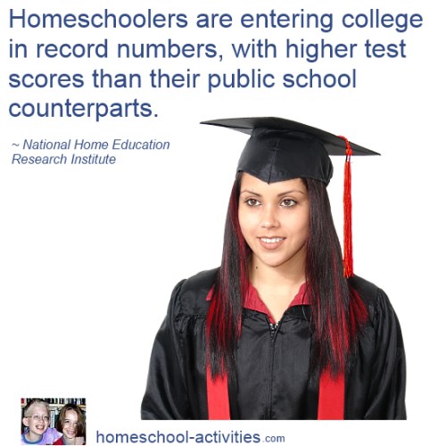 record numbers of homeschoolers entering college