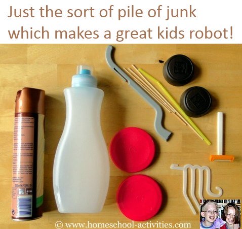 household junk to make a robot