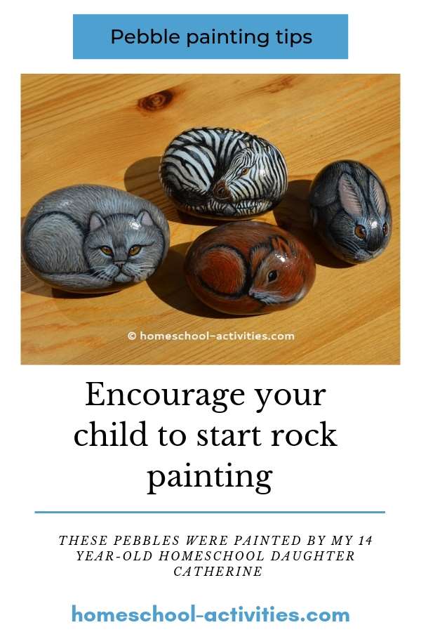 rock painting pebbles