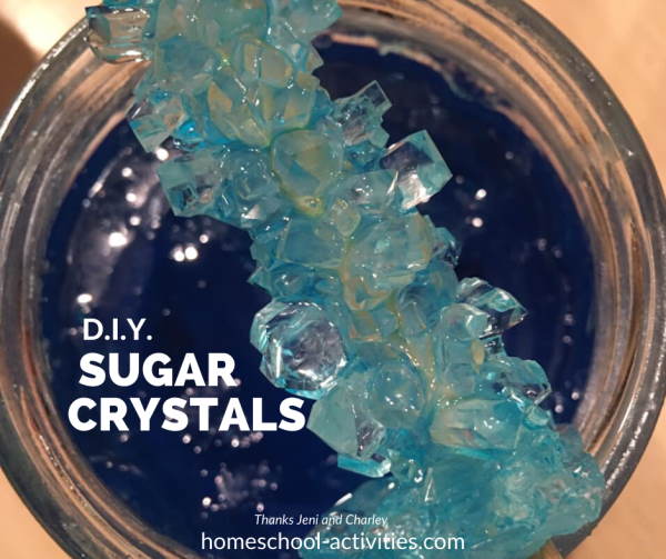 sugar crystal experiment