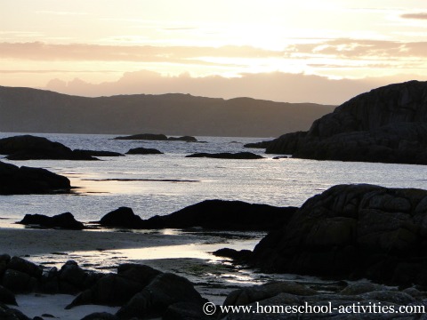sunset on the Isle of Mull