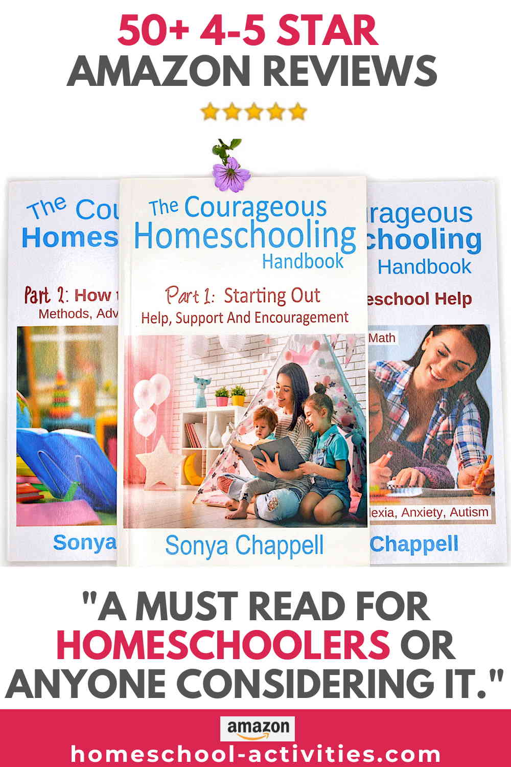 Courageous Homeschooling Handbooks all three pin