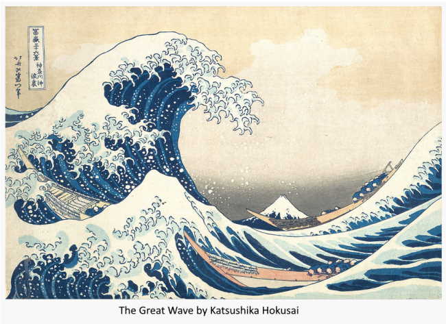 The Great Wave by Hokusai